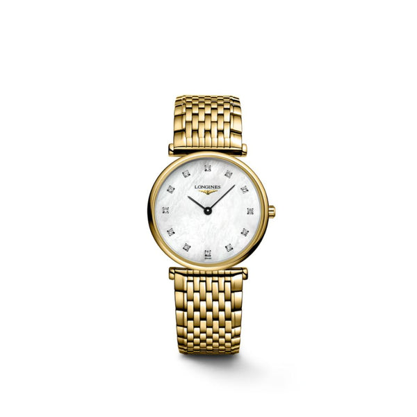 Longines La Grande Classique Quartz Diamond & Gold Steel 29mm Ladies Watch L45122878