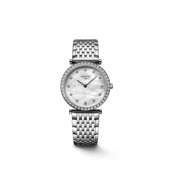 Longines La Grande Classique Quartz Silver Steel 29mm Diamond Ladies Watch L45230876