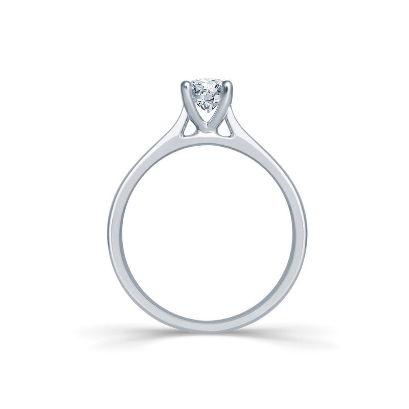 Platinum 0.50ct Diamond Solitaire Engagement Ring