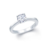 Platinum 0.50ct Diamond Solitaire Engagement Ring