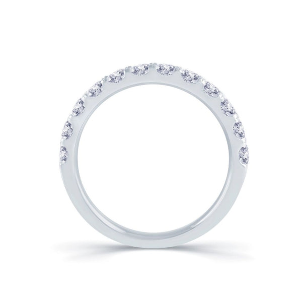 Platinum Claw-Set 0.60ct Diamond Eternity Ring
