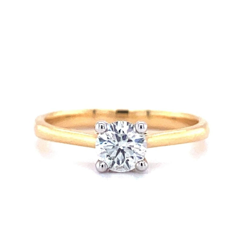 18ct Gold 0.50ct Solitaire Engagement Ring