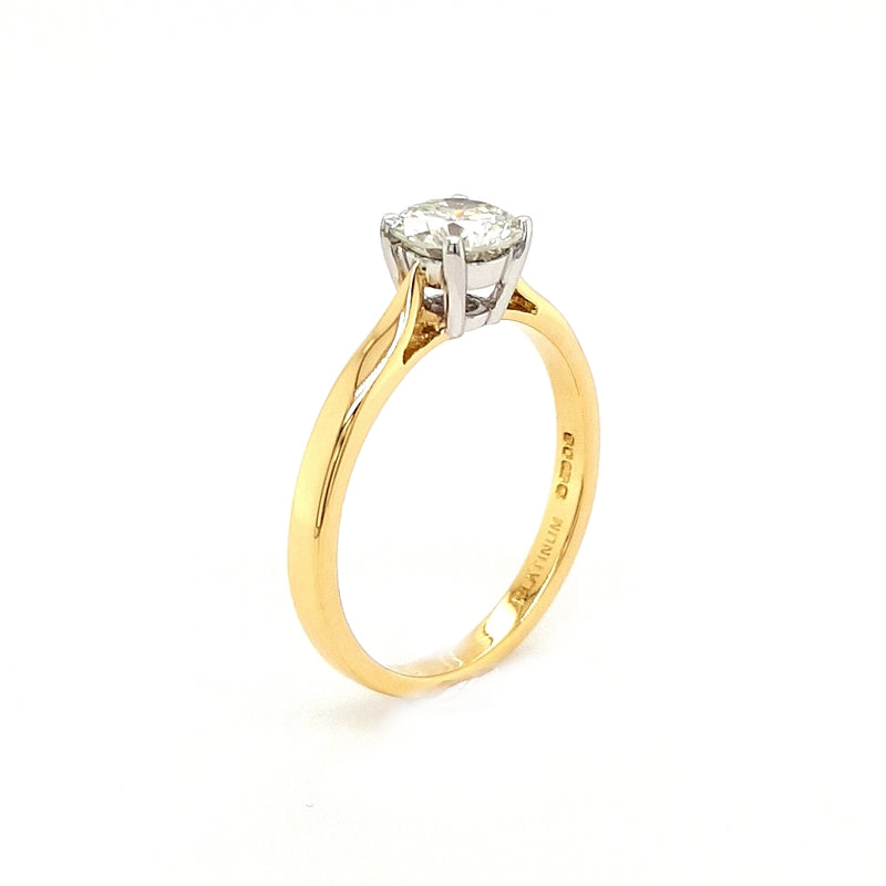 18ct Gold Diamond Solitaire Ring