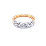 18ct Gold Diamond 5 Stone 1.73ct Ring