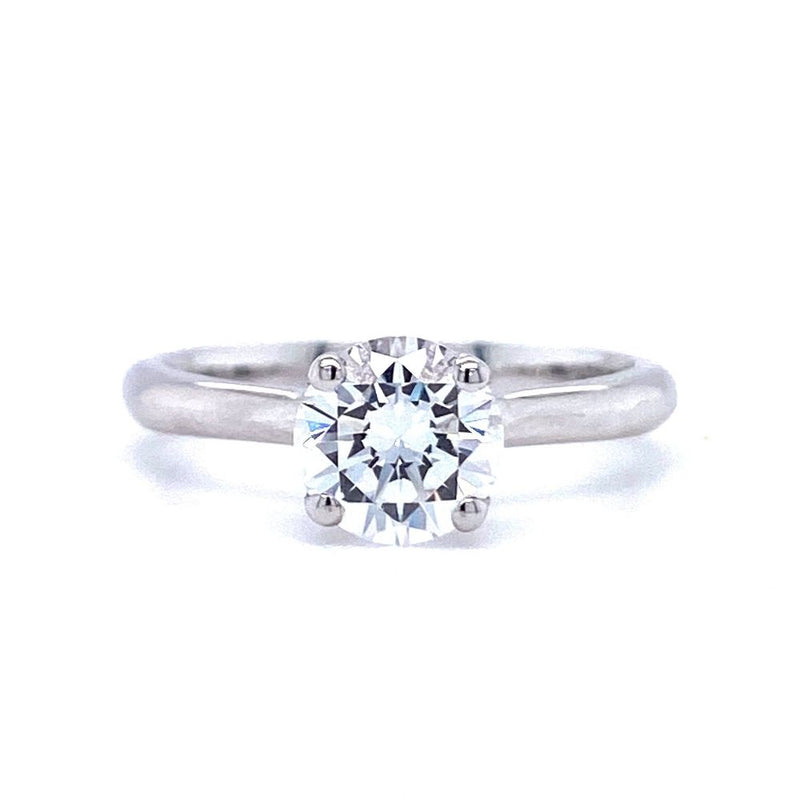 18ct White Gold 1.03ct Round Brilliant Solitaire Engagement Ring