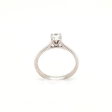 18ct White Gold 0.40ct Diamond Solitaire Engagement Ring