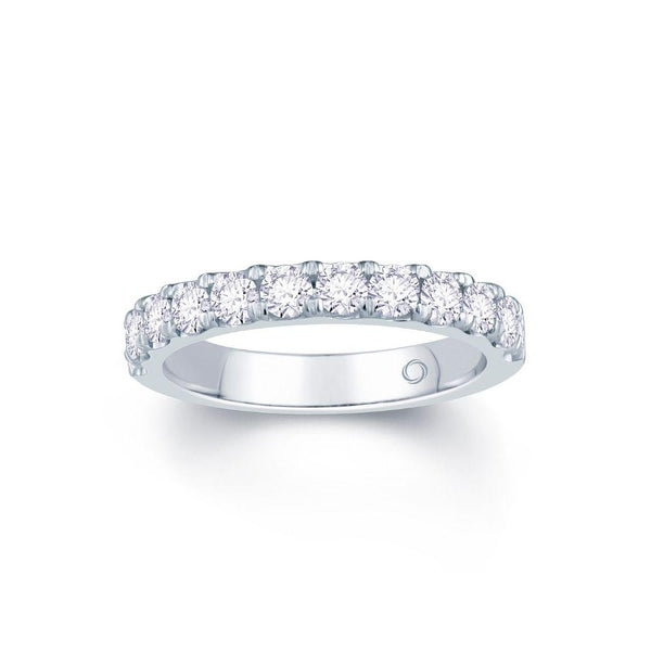 Platinum Claw-Set 0.85ct Diamond Eternity Ring
