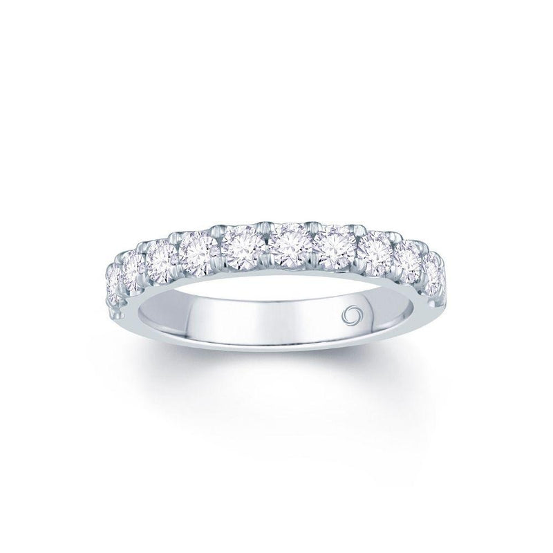Platinum Claw-Set 0.85ct Diamond Eternity Ring