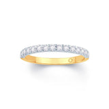 18ct Gold Split-Claw 0.30ct Half Diamond Eternity Ring
