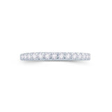 18ct Gold Split-Claw Half Diamond Ring