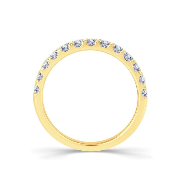 18ct Gold Claw-Set 0.55ct Diamond Eternity/ Wedding Ring