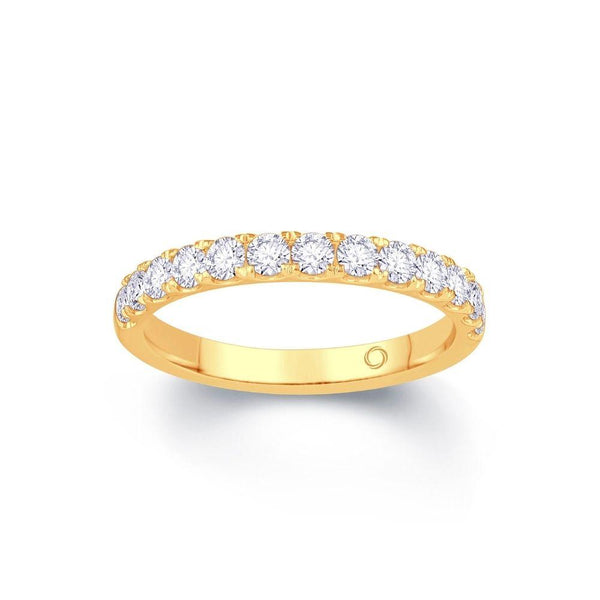 18ct Gold Claw-Set 0.55ct Diamond Eternity Ring