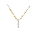 9ct Gold Diamond Initials "A-Z" Necklace