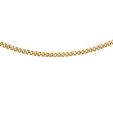 9ct Gold 51cm/20" Diamond Cut Curb Chain