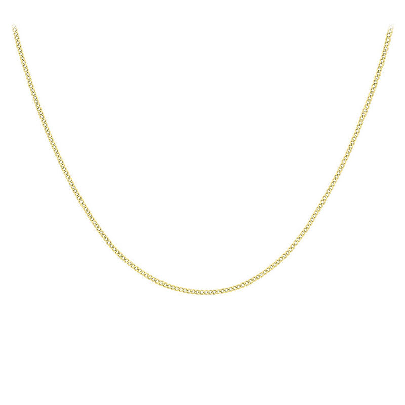 9ct Gold 18inch Curb Chain
