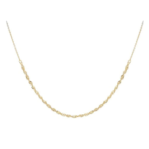 9ct Gold Rope and Trace Chain