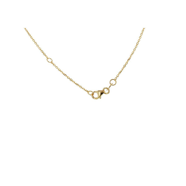 9ct Gold Cubic Zirconia Halo Necklace