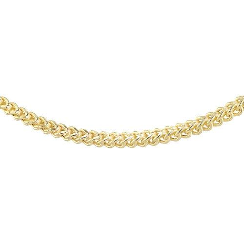 9ct Gold 2mm Franco Link 51cm Chain