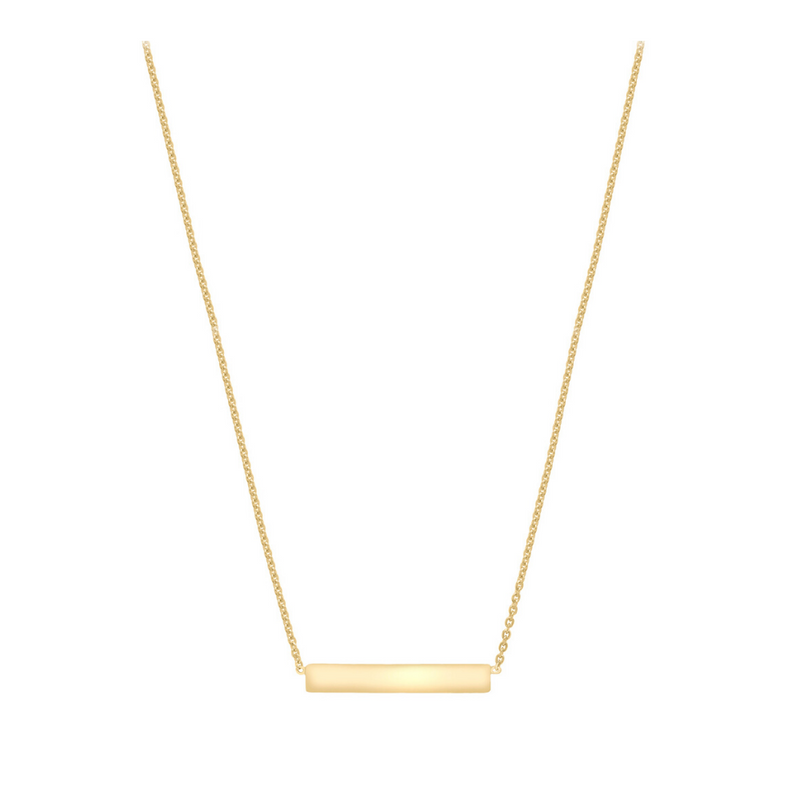 Horizontal bar necklaces deals