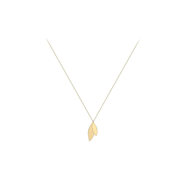 9ct Gold Leaves Necklace