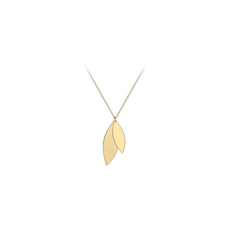 9ct Gold Leaves Necklace