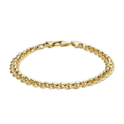 9ct Gold 5mm Rollerball Bracelet