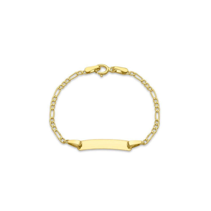 9ct Gold Fiagro Link ID Bracelet