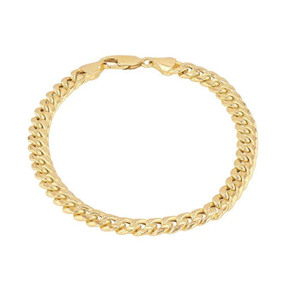 9ct Gold 6mm Cuban Link Bracelet – Bannon Jewellers