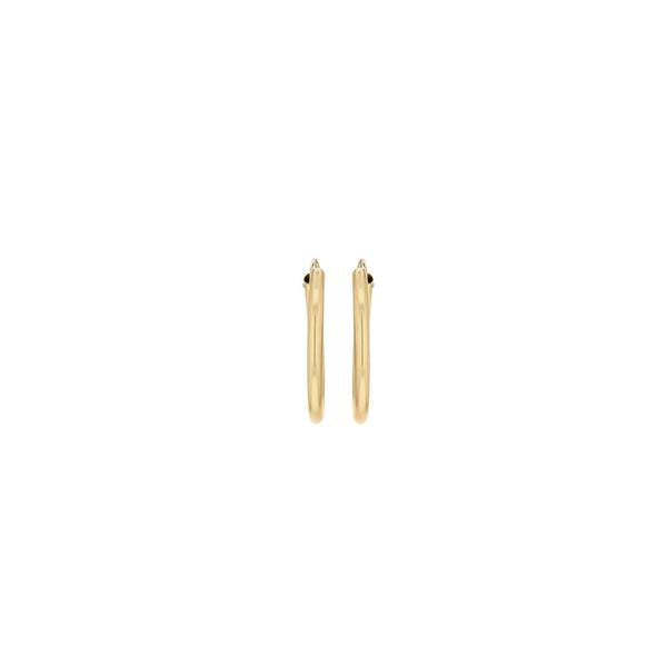 9ct Gold 17.5mm Hoop Earrings