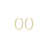 9ct Gold 22.5mm Hoop Earrings