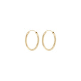 9ct Gold 22.5mm Hoop Earrings