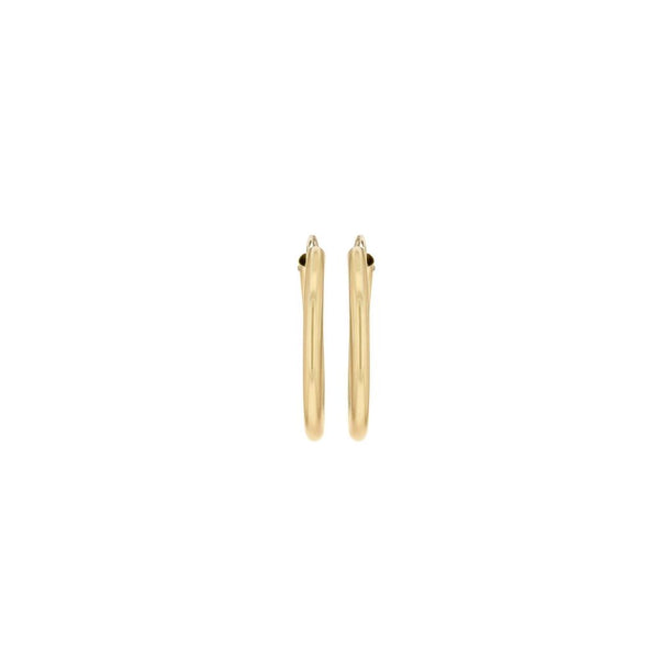 9ct Gold 22.5mm Hoop Earrings