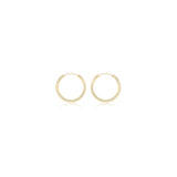 9ct Gold 22.5mm Hoop Earrings