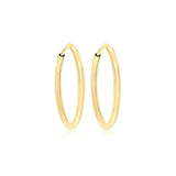 9ct Gold 22mm Hoop Earring