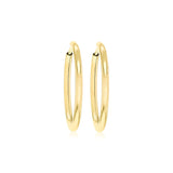 9ct Gold 22mm Hoop Earring