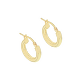 9ct Gold 15mm Creole Hoop Earrings