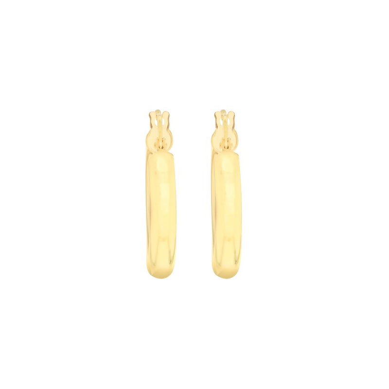 9ct Gold 18mm Creole Hoop Earrings