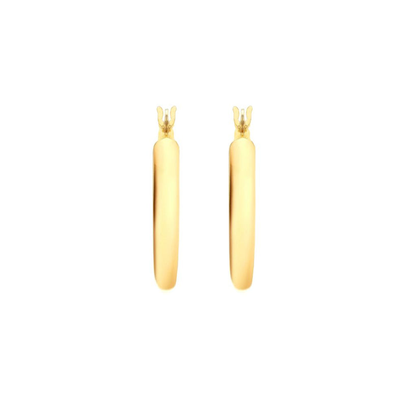 9ct Gold 16mm Creole Hoop Earrings
