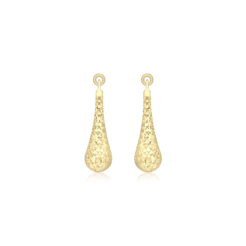 9ct Gold Tear Drop Earrings