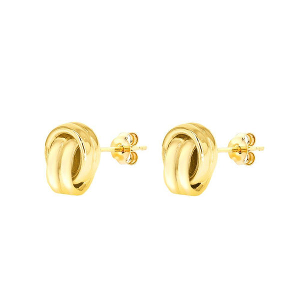 9ct Gold Knot Earrings