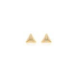 9ct Gold Pyramid Stud Earrings