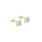 9ct Gold 5mm CZ Stud Earrings