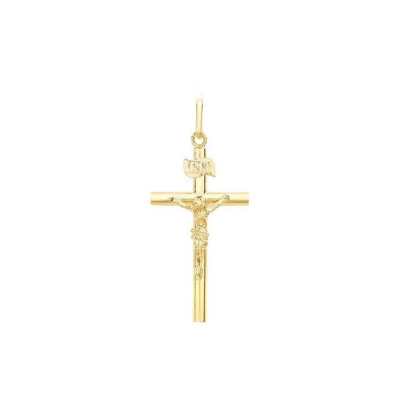9ct Gold 16mm x 32mm Crucifix Pendant