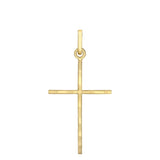 9ct Gold 20mm x 40 mm Fancy Cross Pendant