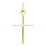 9ct Gold 15mm x 30mm Cross Pendant