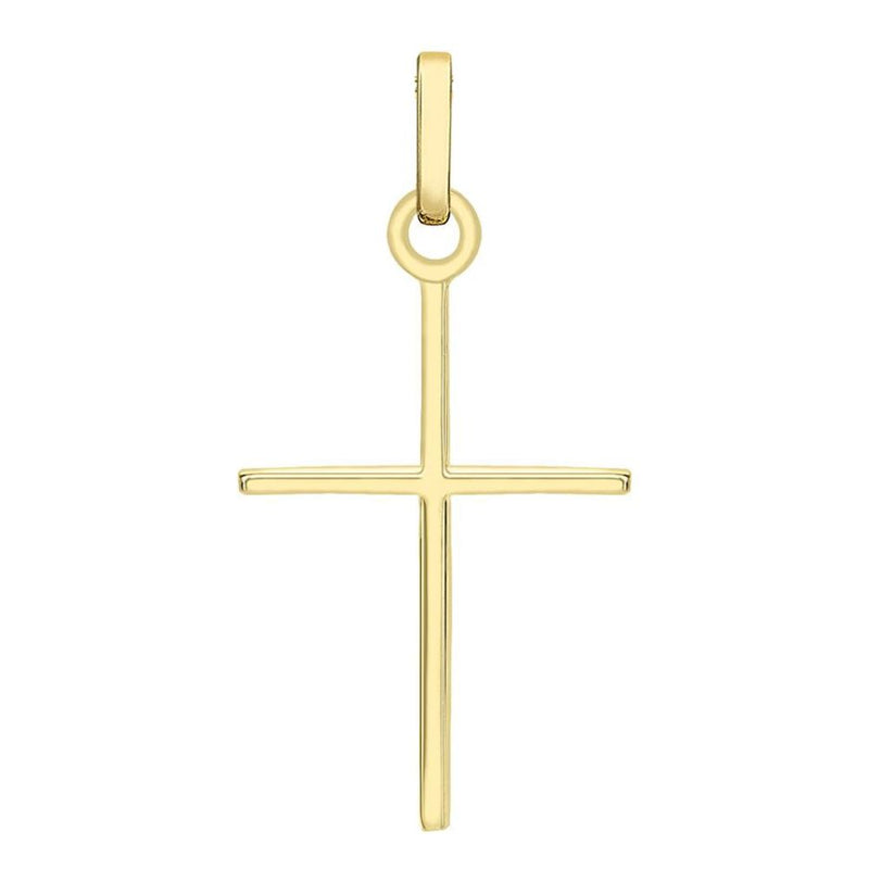 9ct Gold 15mm x 30mm Cross Pendant