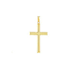 9ct Gold 32mm Cross Pendant