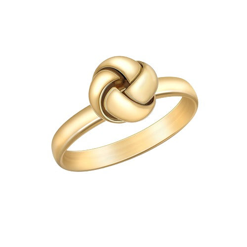 9ct Gold 9mm Knot Ring
