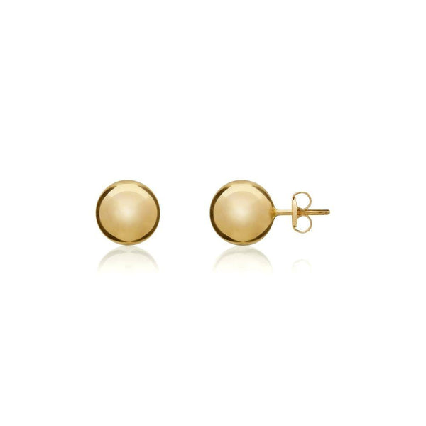 9ct Gold 9mm Ball Stud Earrings