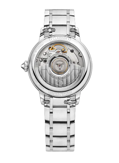 Baume et Mercier Grey Diamond Dial Classima 10610 Automatic 31mm Ladies Watch M0A10610
